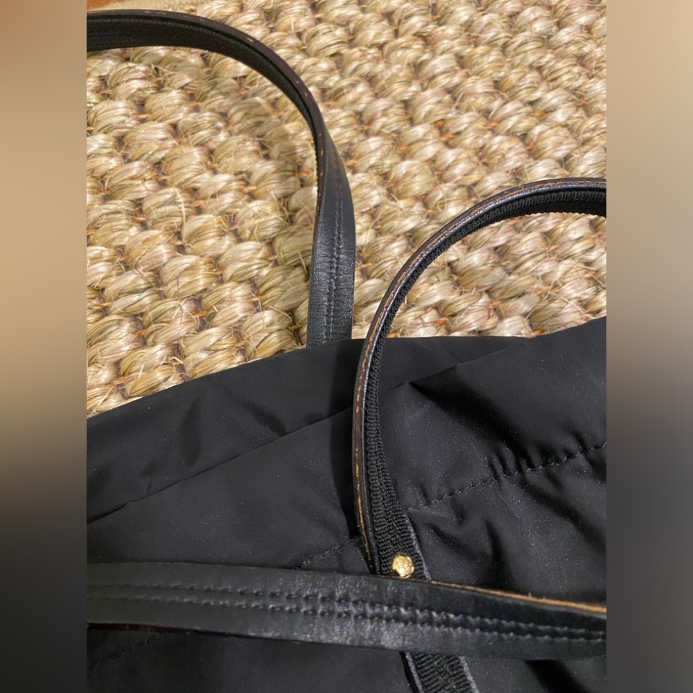 Kate Spade Womens Gold Tone Shoulder Handbag Black - Nylon/Canvas - Picture 7 of 7